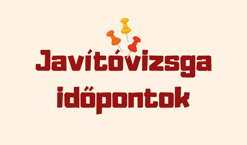 Javítóvizsgák és konzultáció